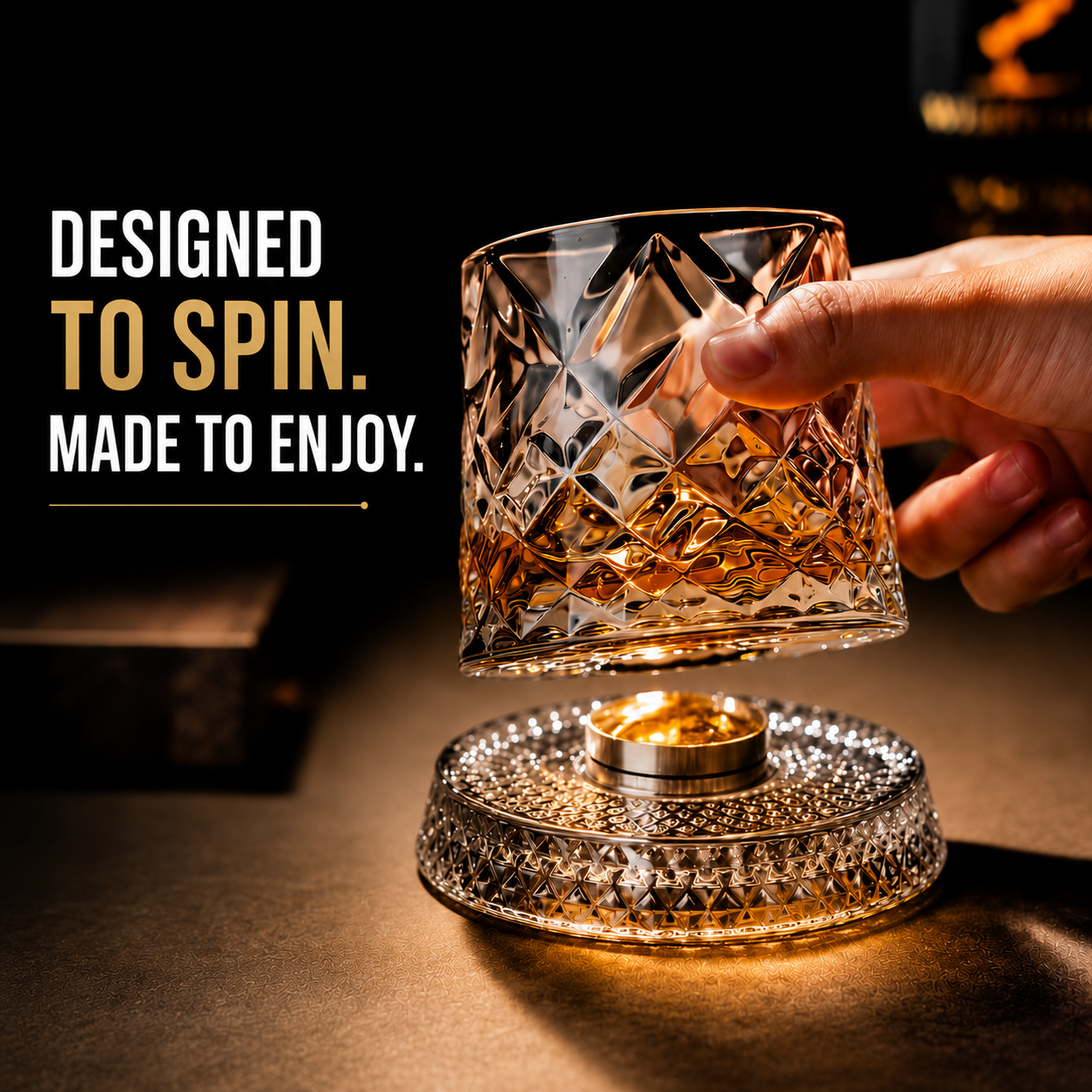 Vortex™ Crystal Spinning Glass